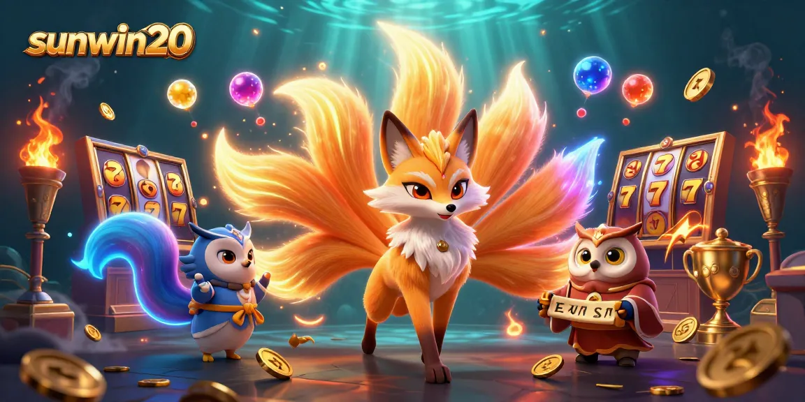 Experience the thrill of winning at sunwin20 with vibrant slot games and dynamic 3D characters.