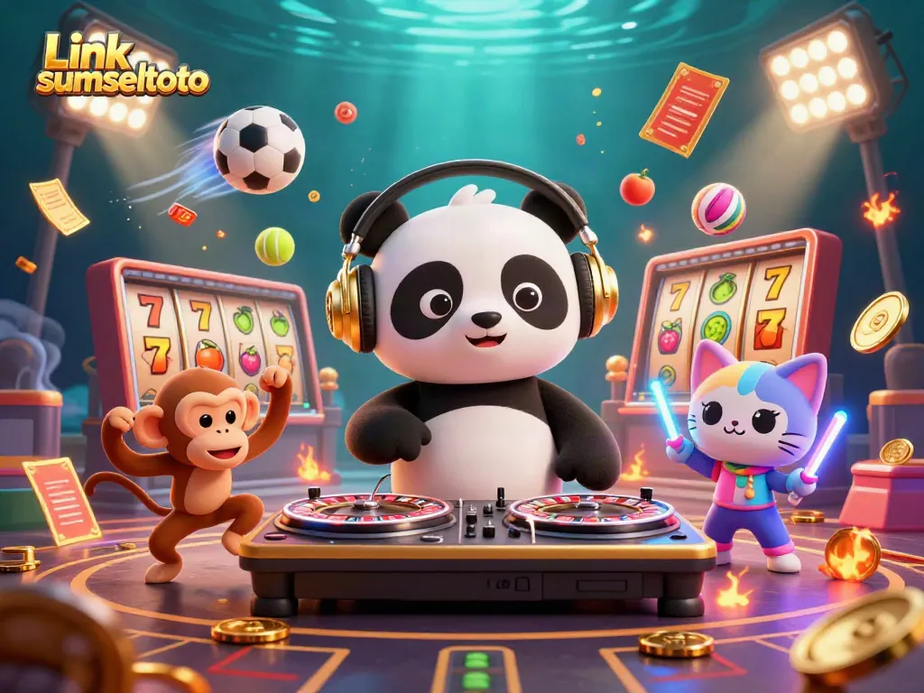 Engage with exciting gaming dynamics featuring Link sumseltoto alongside vivid slot and casino elements.