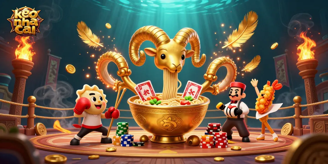 Engage with keo nha cai strategies through a vibrant, dynamic casino-themed illustration.