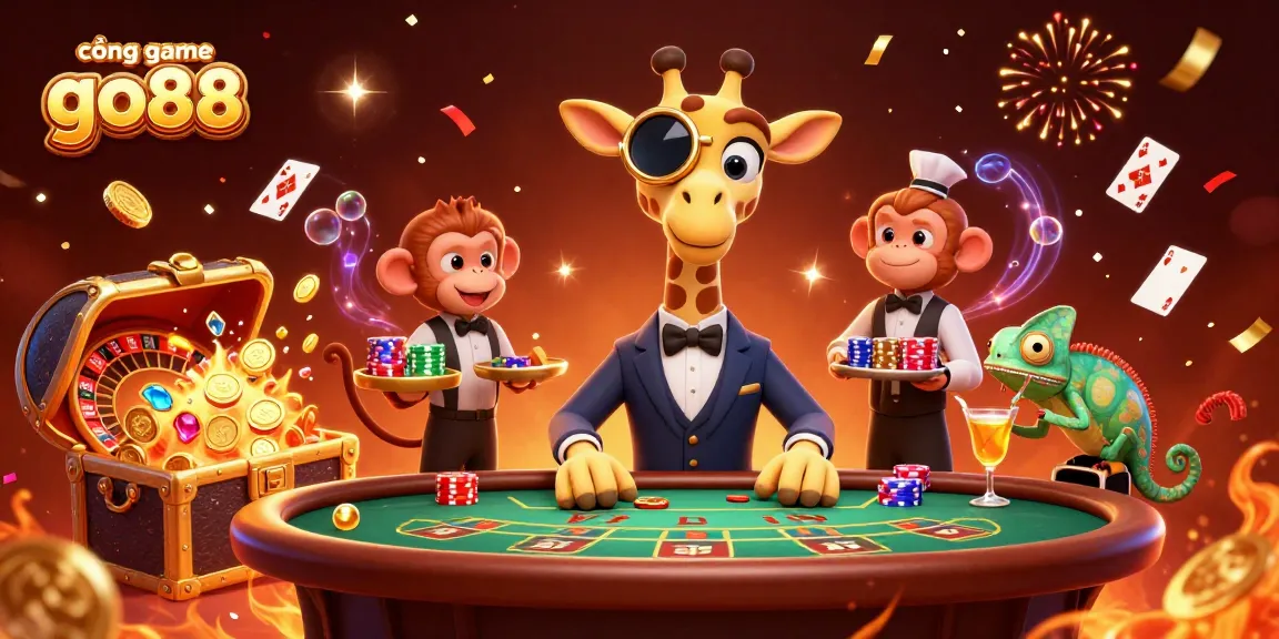 Engage in thrilling slots with cổng game go88 featuring vibrant characters and dynamic casino elements.
